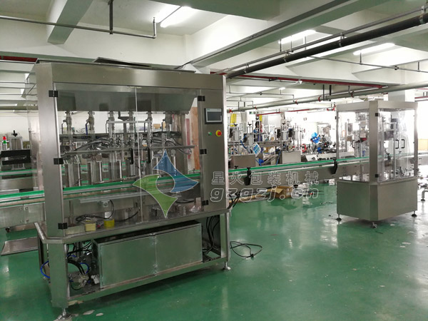 5L稻胚油包裝流水線